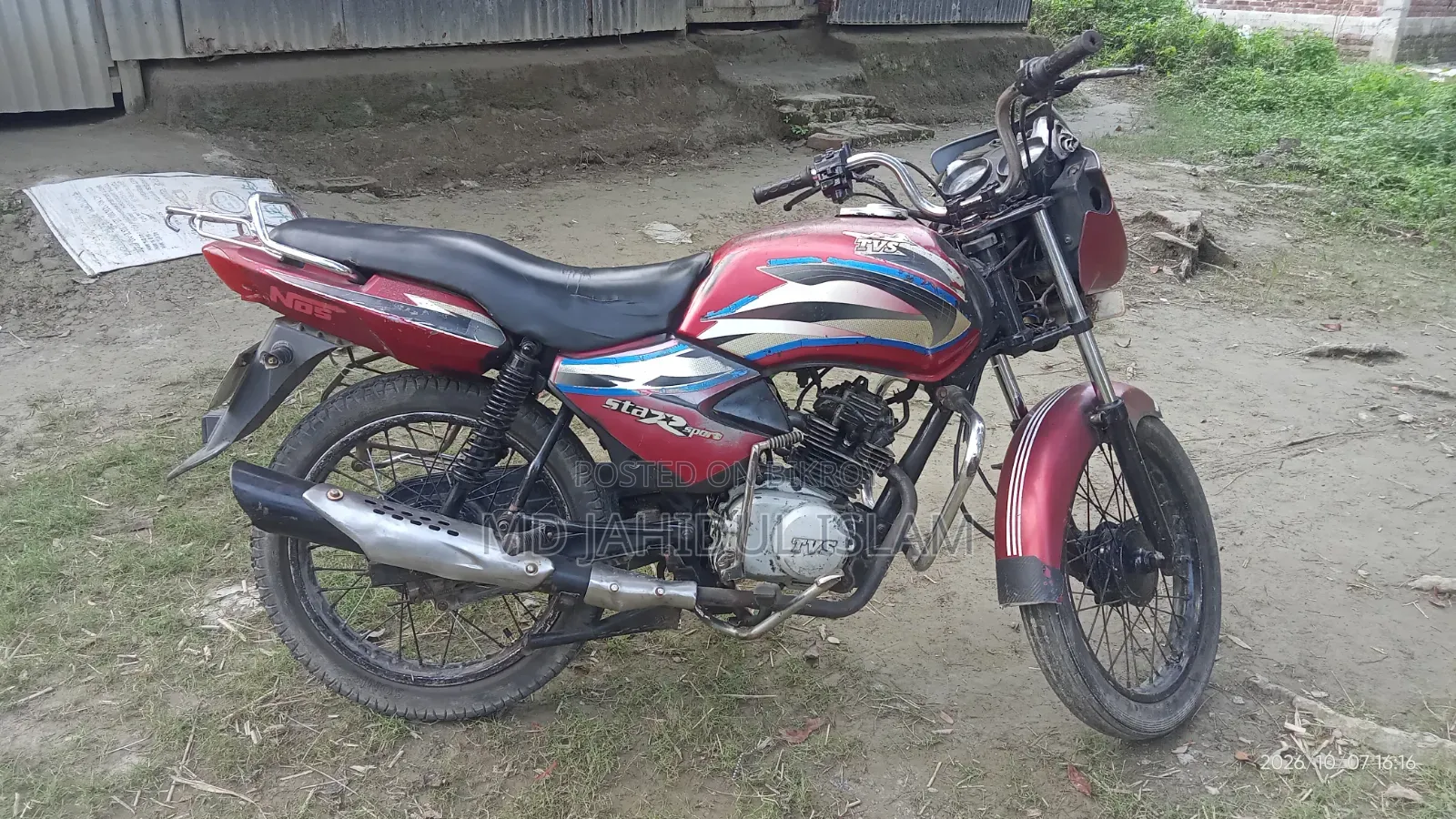 TVS Ntorq 125 2015 Red
