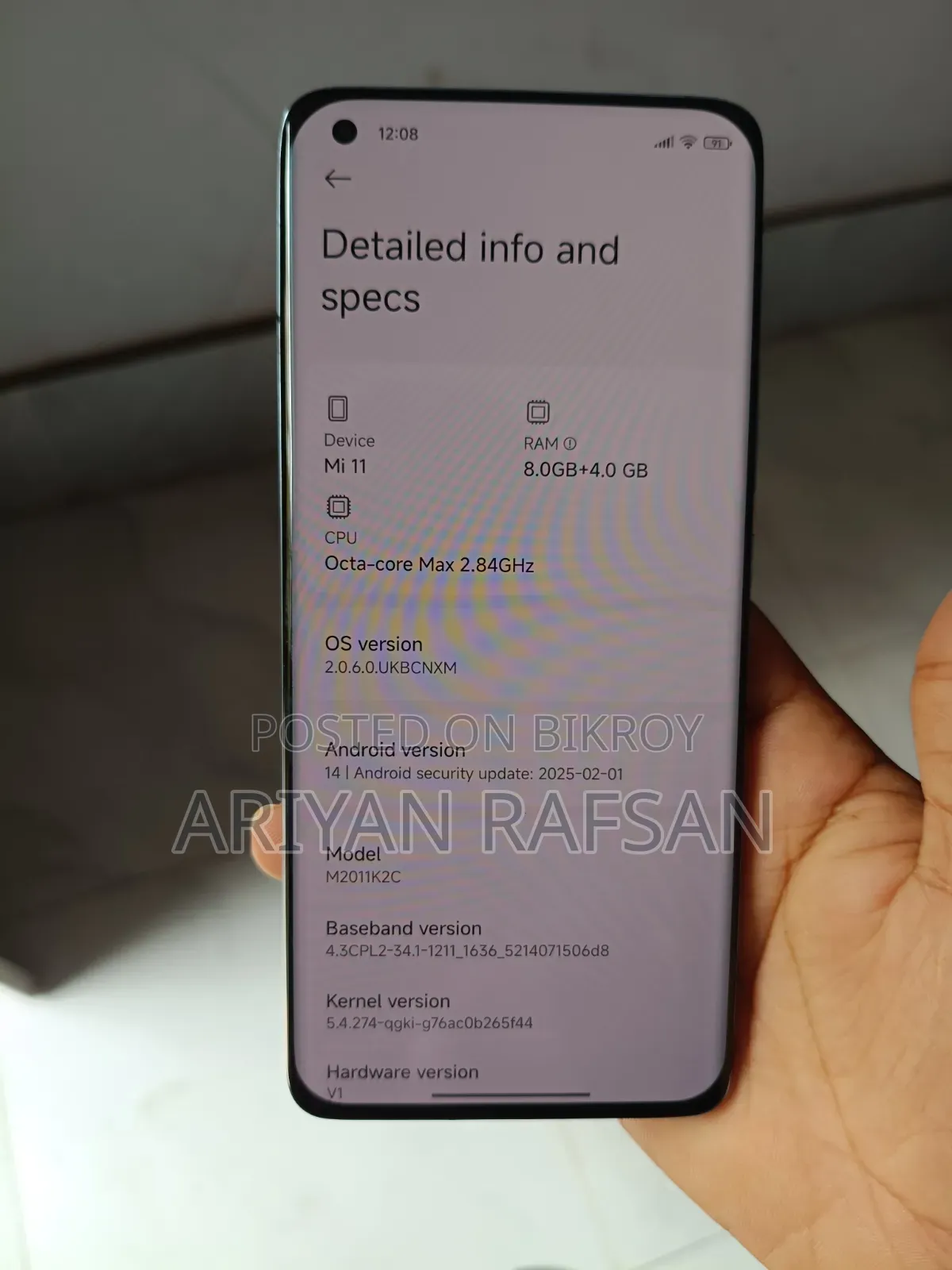 Xiaomi Mi 11 256 GB Silver