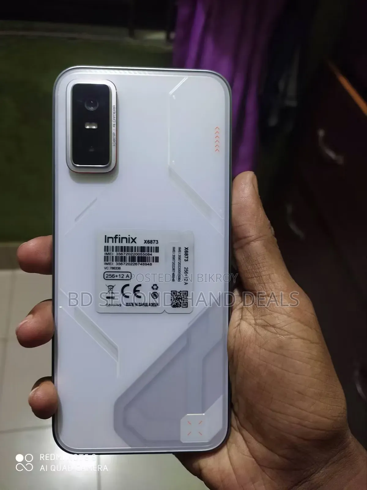 Infinix GT 30 Pro 256 GB White
