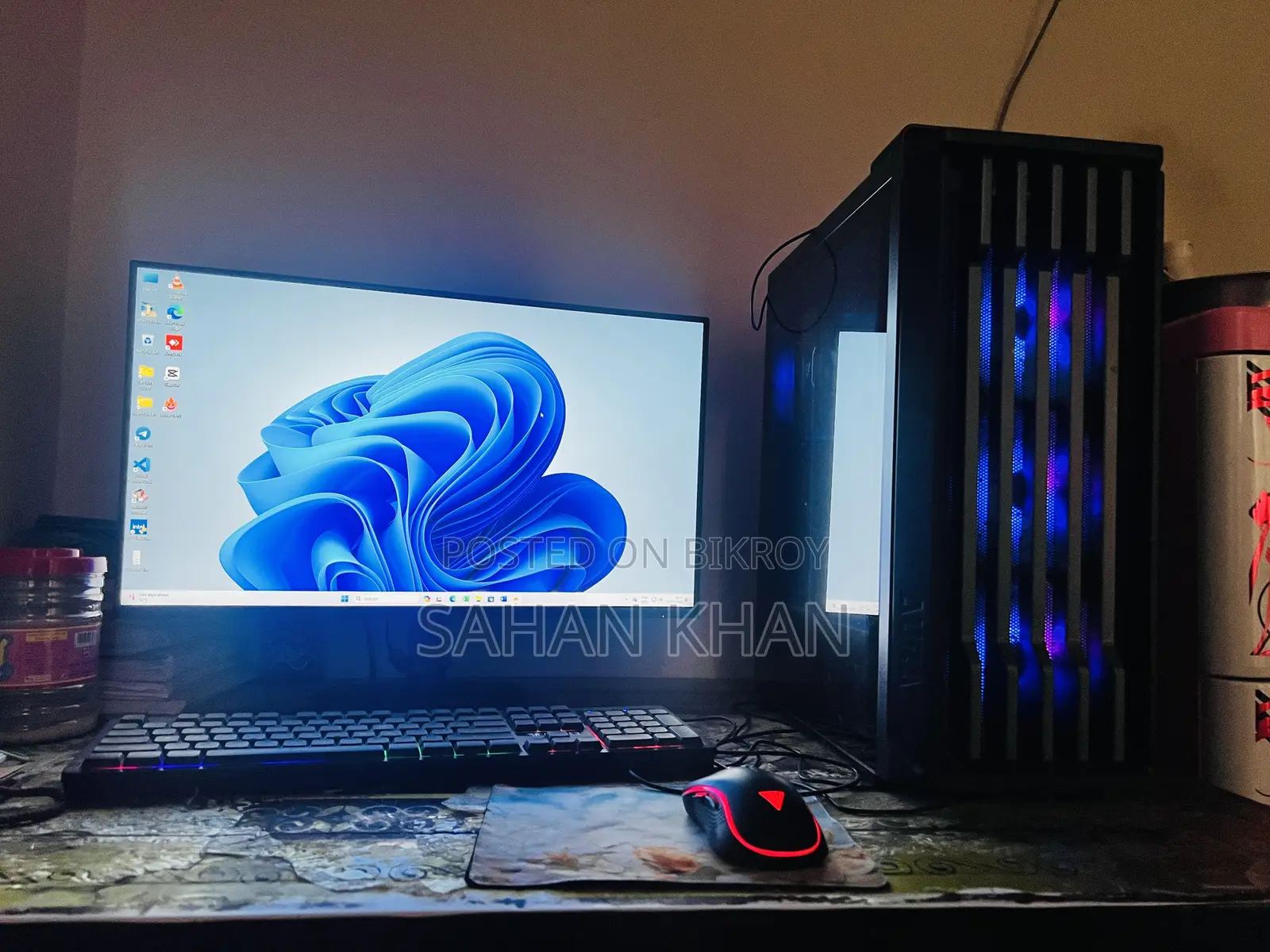 New Desktop Computer MSI 16GB AMD Ryzen 5 SSD 512GB