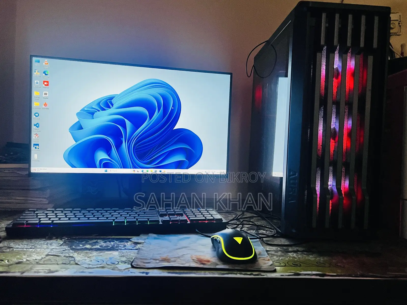 New Desktop Computer MSI 16GB AMD Ryzen 5 SSD 512GB