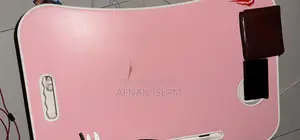 Wooden Foldable Laptop Table - Pink