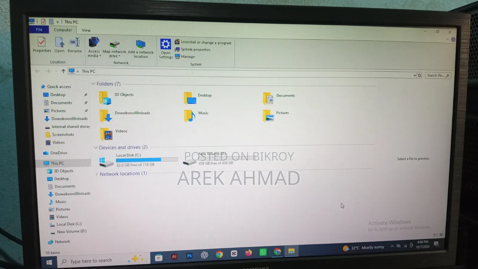 গিগাবাইট জিএ-এইচ১১০এমএসটিএক্স-এইচডি৩-জেডকে ৮জিবি ইন্টেল কোর আই৫ এসএসডি ৫০০জিবি