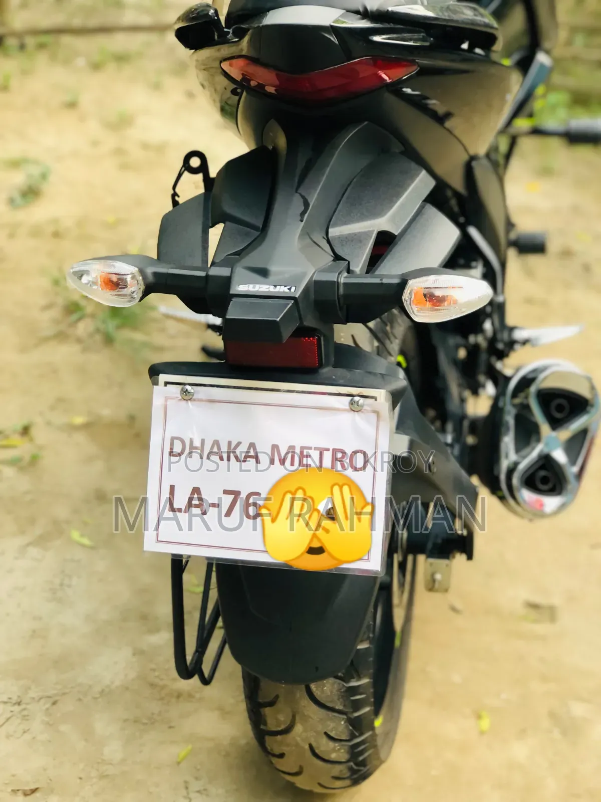 New Suzuki Gixxer 2026 Black