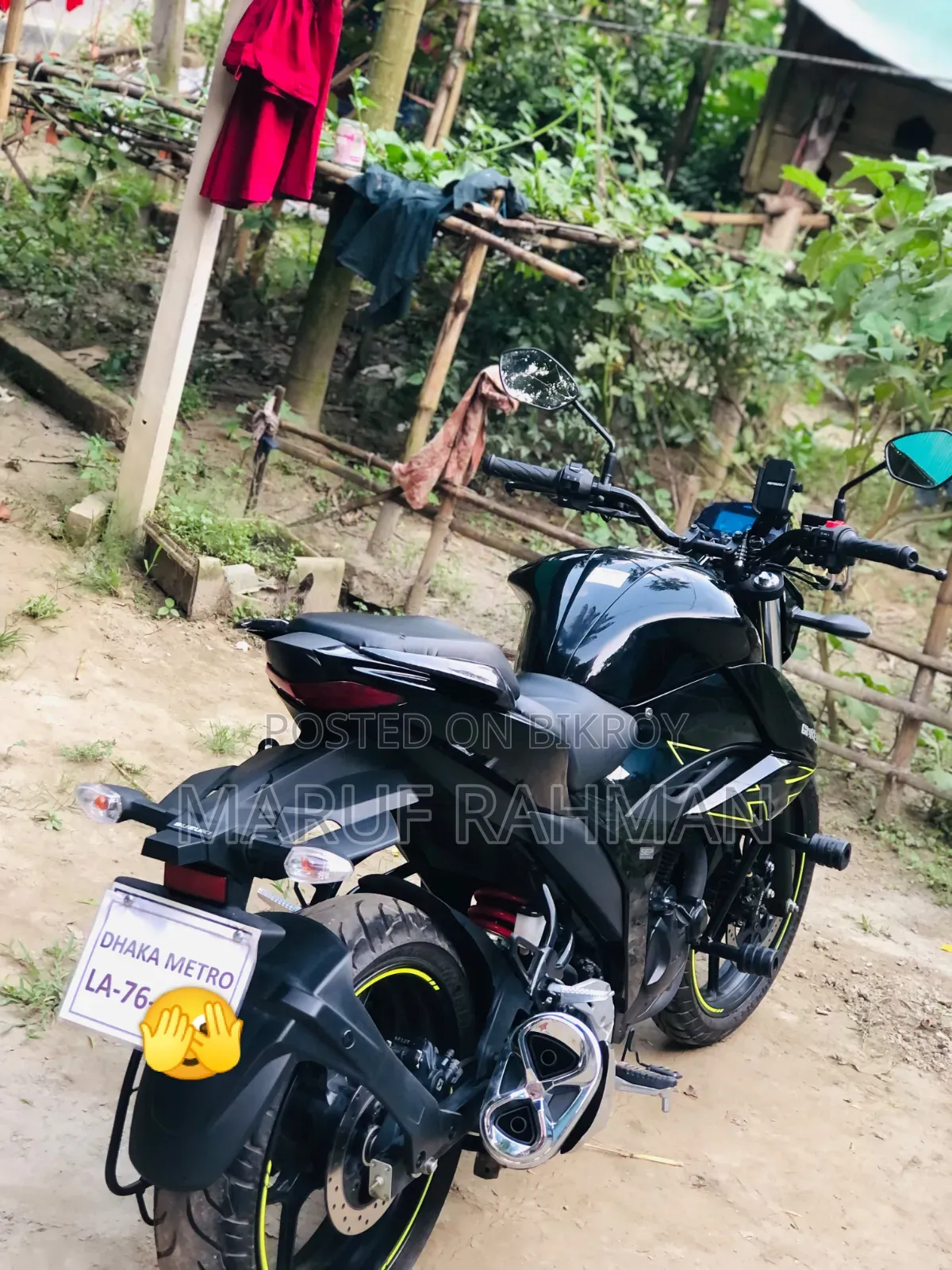 New Suzuki Gixxer 2026 Black