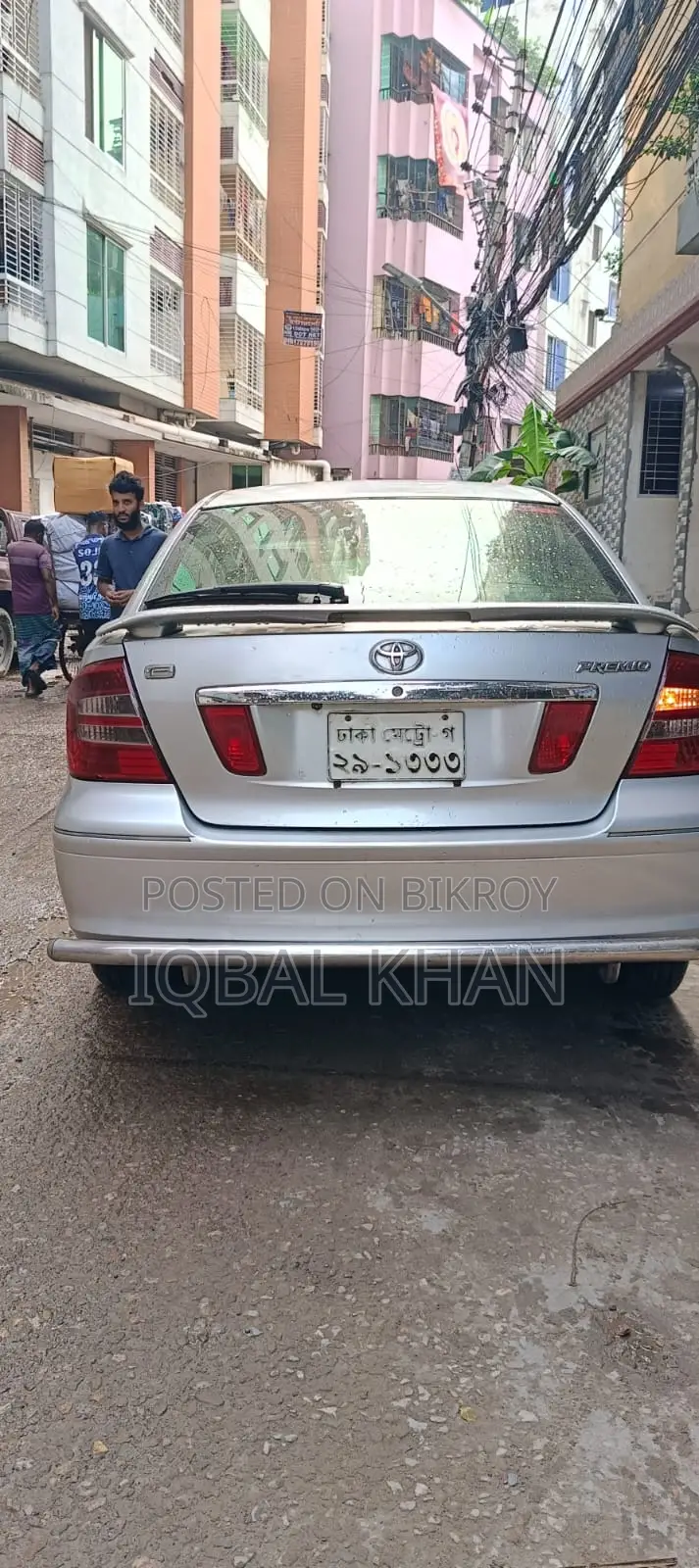 টয়োটা প্রিমিও ২০০৭ সিলভার