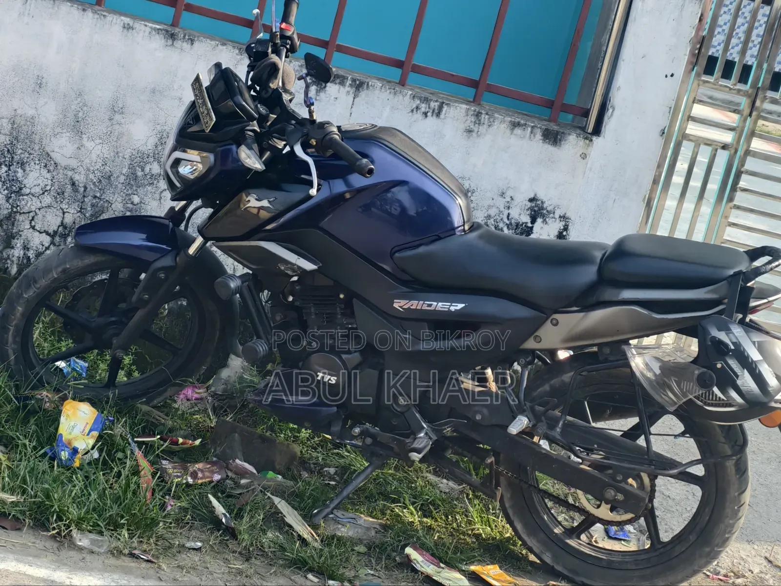 TVS Raider 125 2024 Blue