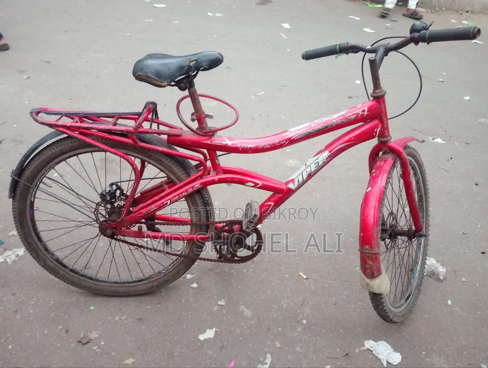 Will sell an old bicycle