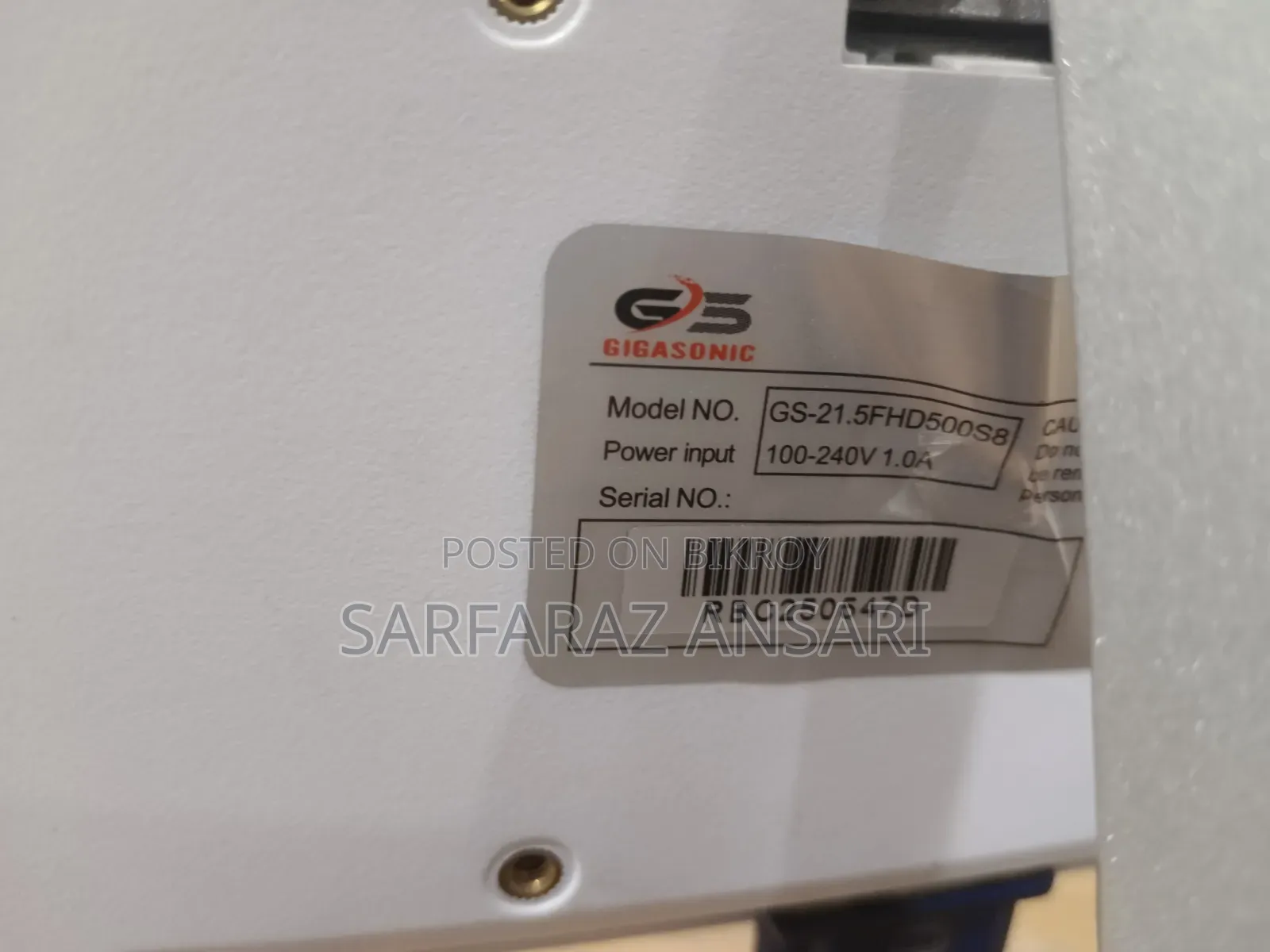 Gigasonic 22inche Monitor