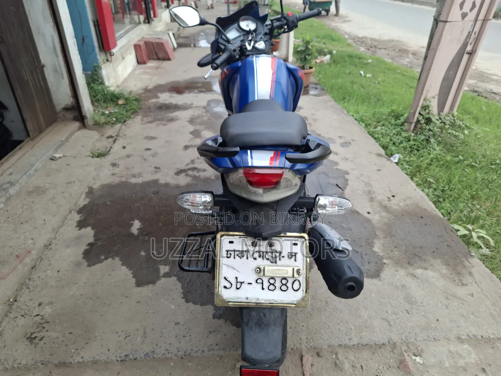 টিভিএস আপাচি আরটিআর ১৬০ ২ভি ২০১৭ নীল
