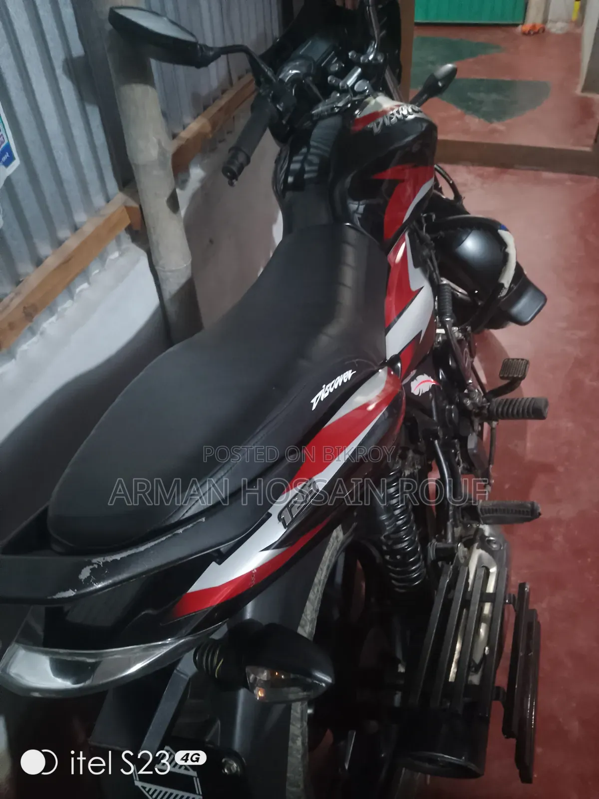 Bajaj Discover 125 2023 Black