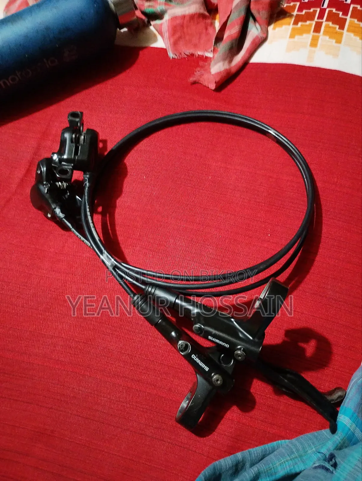 hydraulic disc brake set for a bicycle