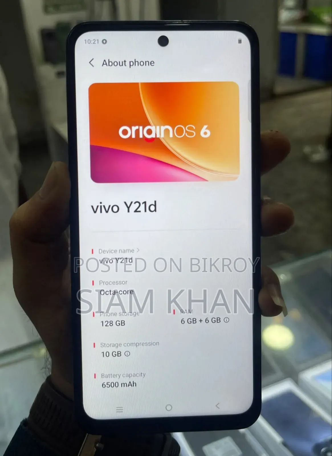 Vivo Y21d 128 GB