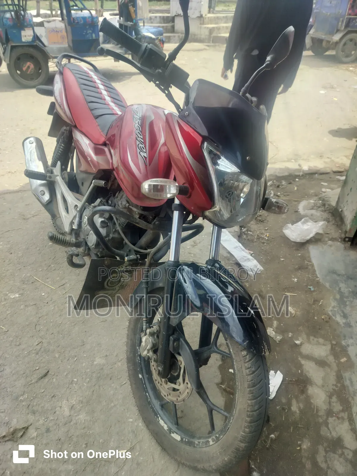 Bajaj Discover 100 2015 Red