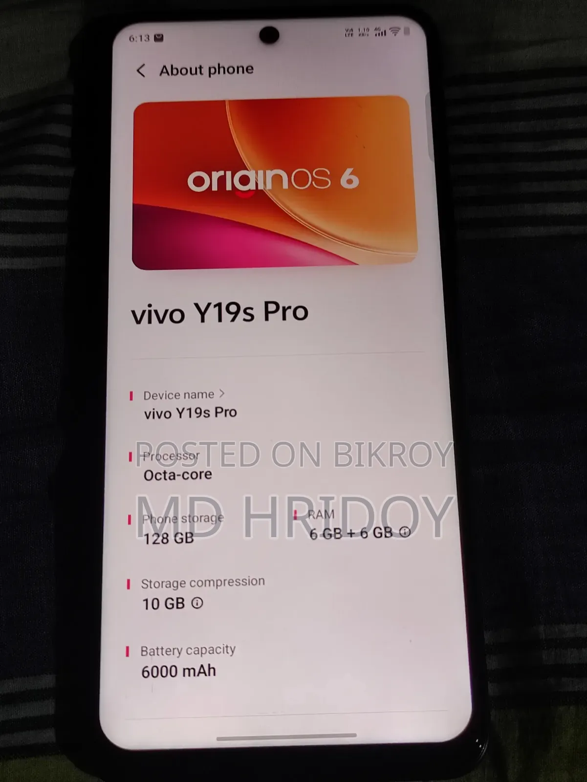Vivo Y19s Pro 128 GB Orange