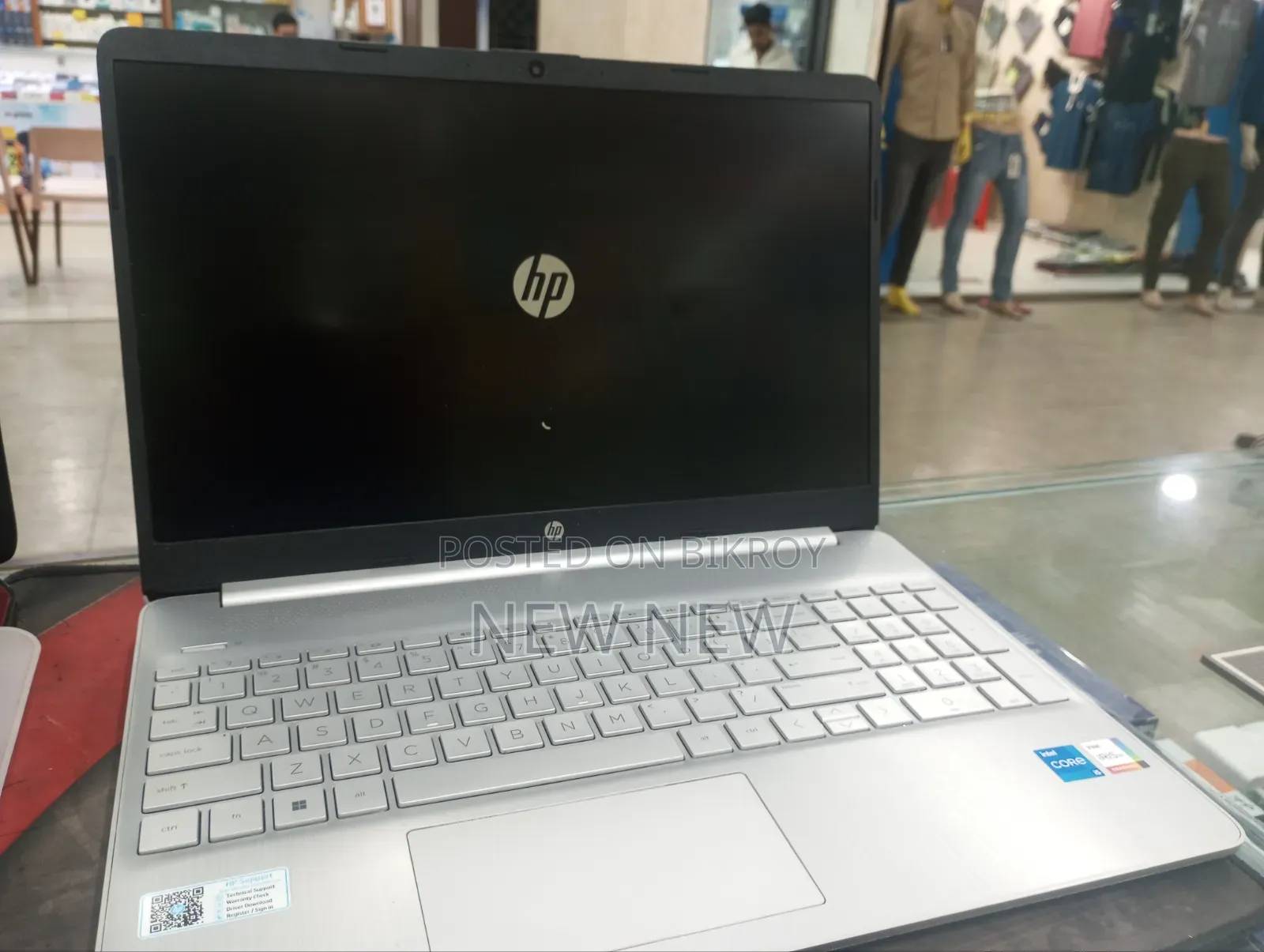 ল্যাপটপ HP 15S 8GB ইন্টেল কোর i5 SSD 512GB