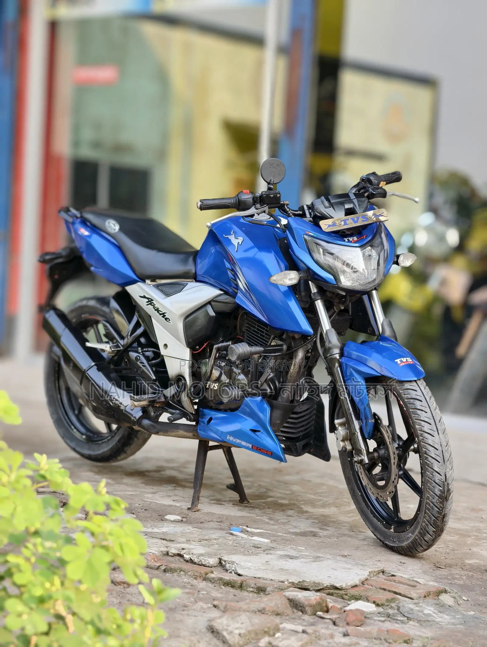 TVS Apache 160 4V 2020 Blue