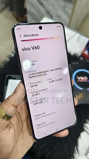Vivo V60 256 GB Purple