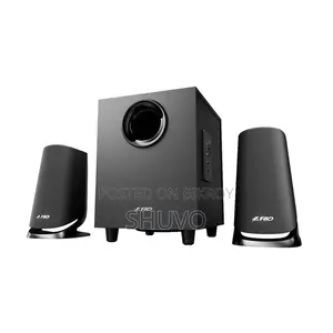 F&D F205BT 2:1 Black Bluetooth Multimedia Speakear (1 Day Used)