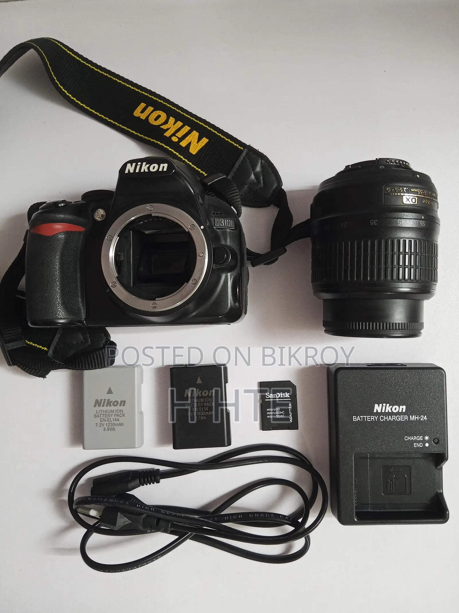 Nikon 3D100 Camera (With Full Kits)