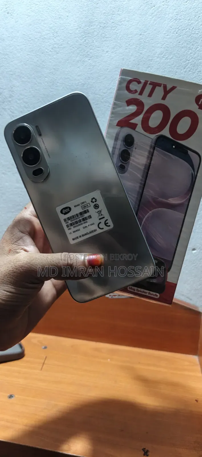 Itel City 200 128 GB Silver