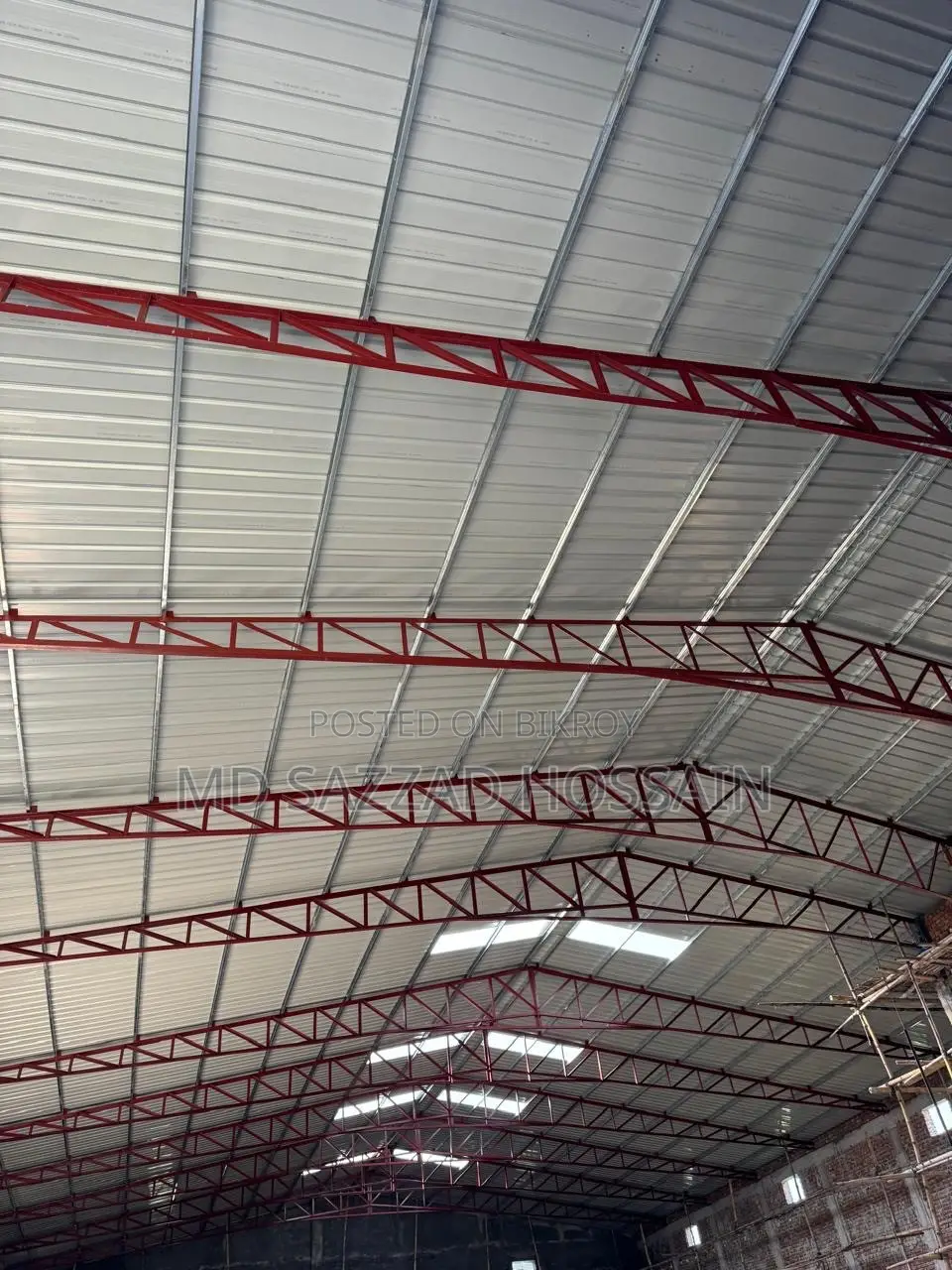 10000 Square Feet Warehouse With 82 Decimal Industrial Land With Wall