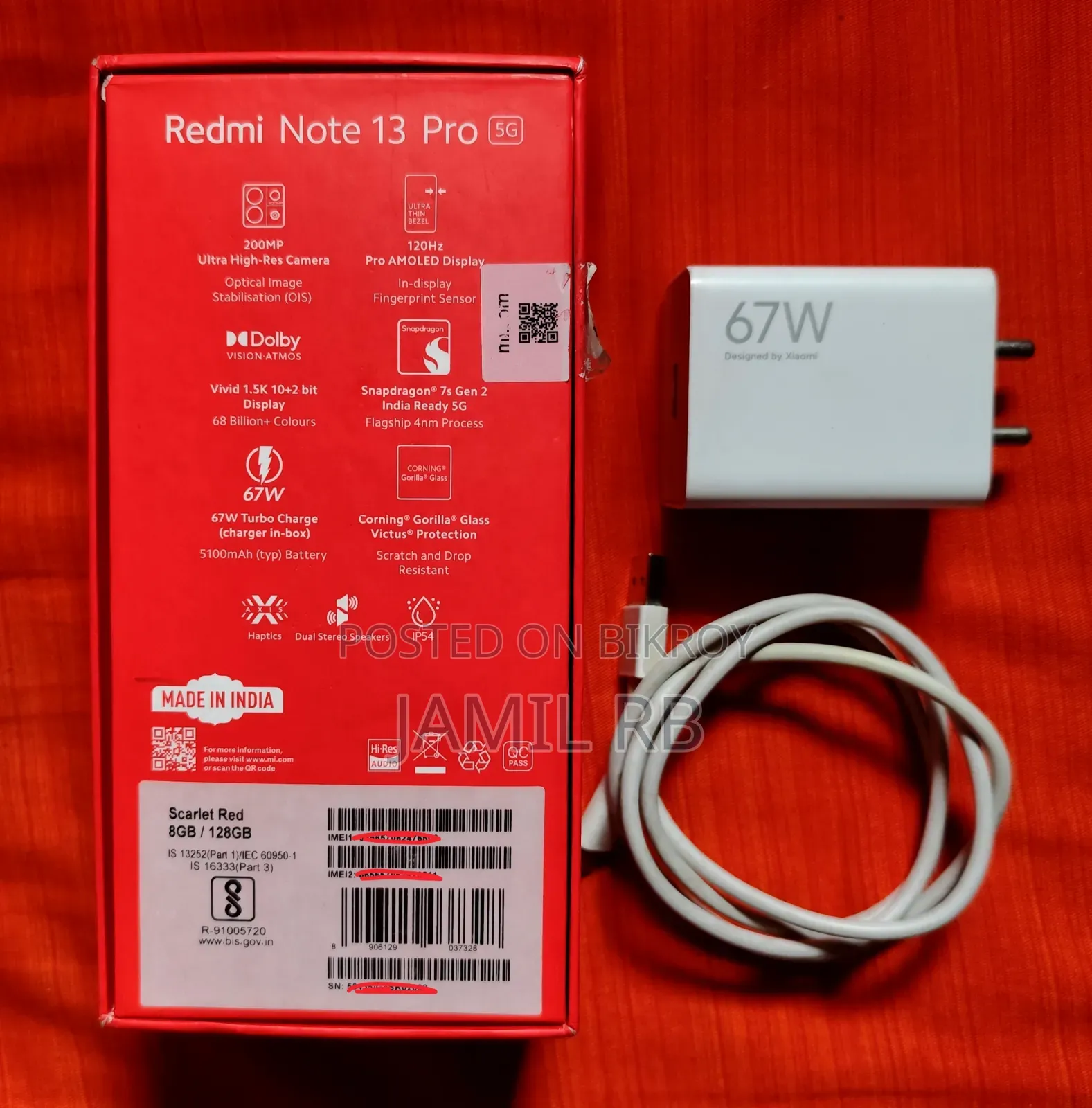 Xiaomi Redmi Note 13 Pro 5G 128 GB Red
