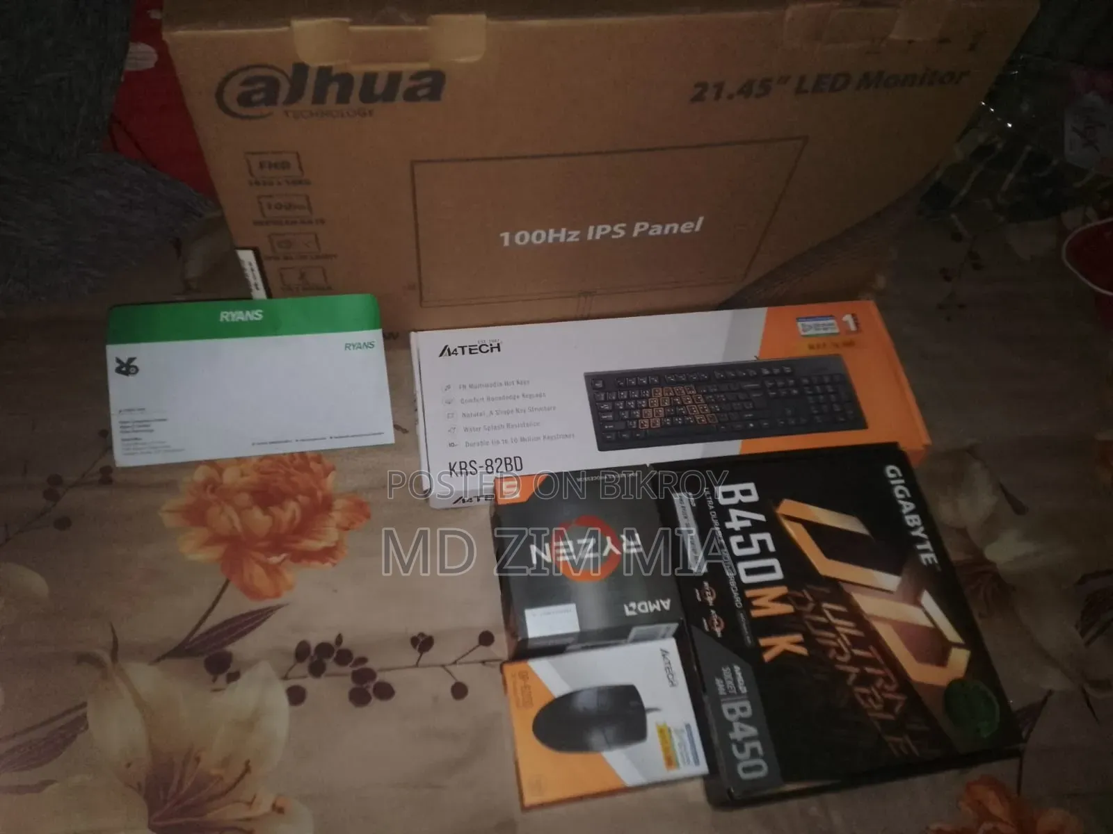 Desktop Computer 8GB AMD Ryzen 5 SSD 256GB