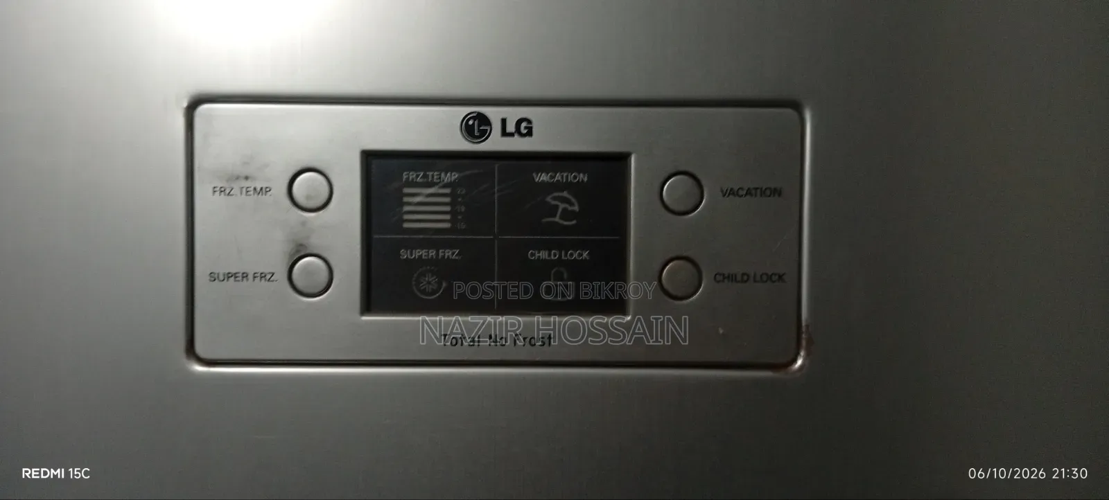 LG Refrigerator 17 Cubic Feet