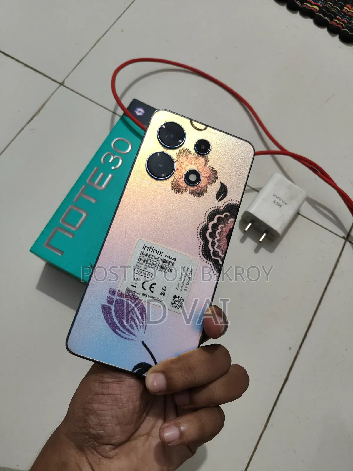 Infinix Note 30 256 GB Gold