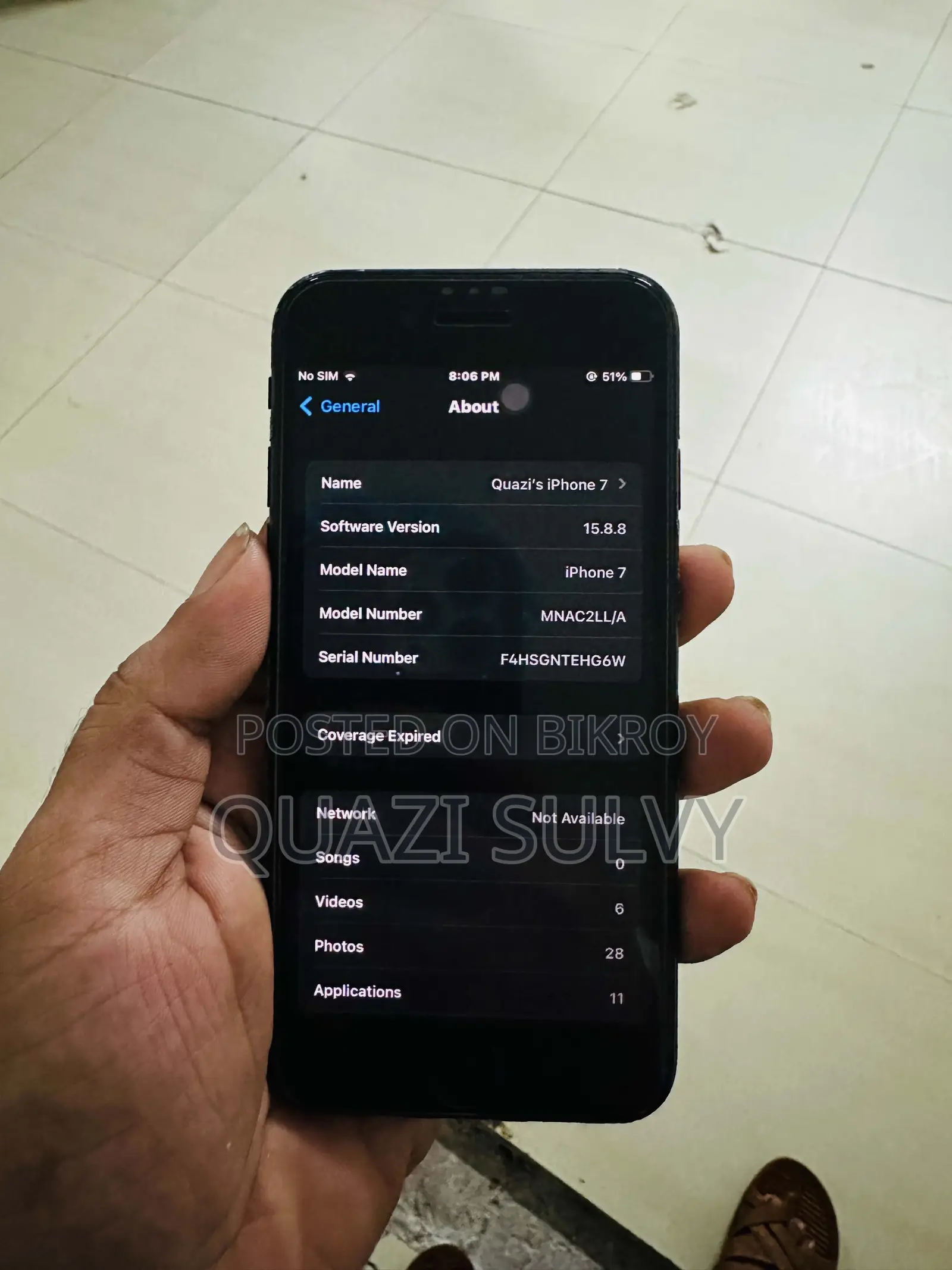Apple iPhone 7 32 GB Black