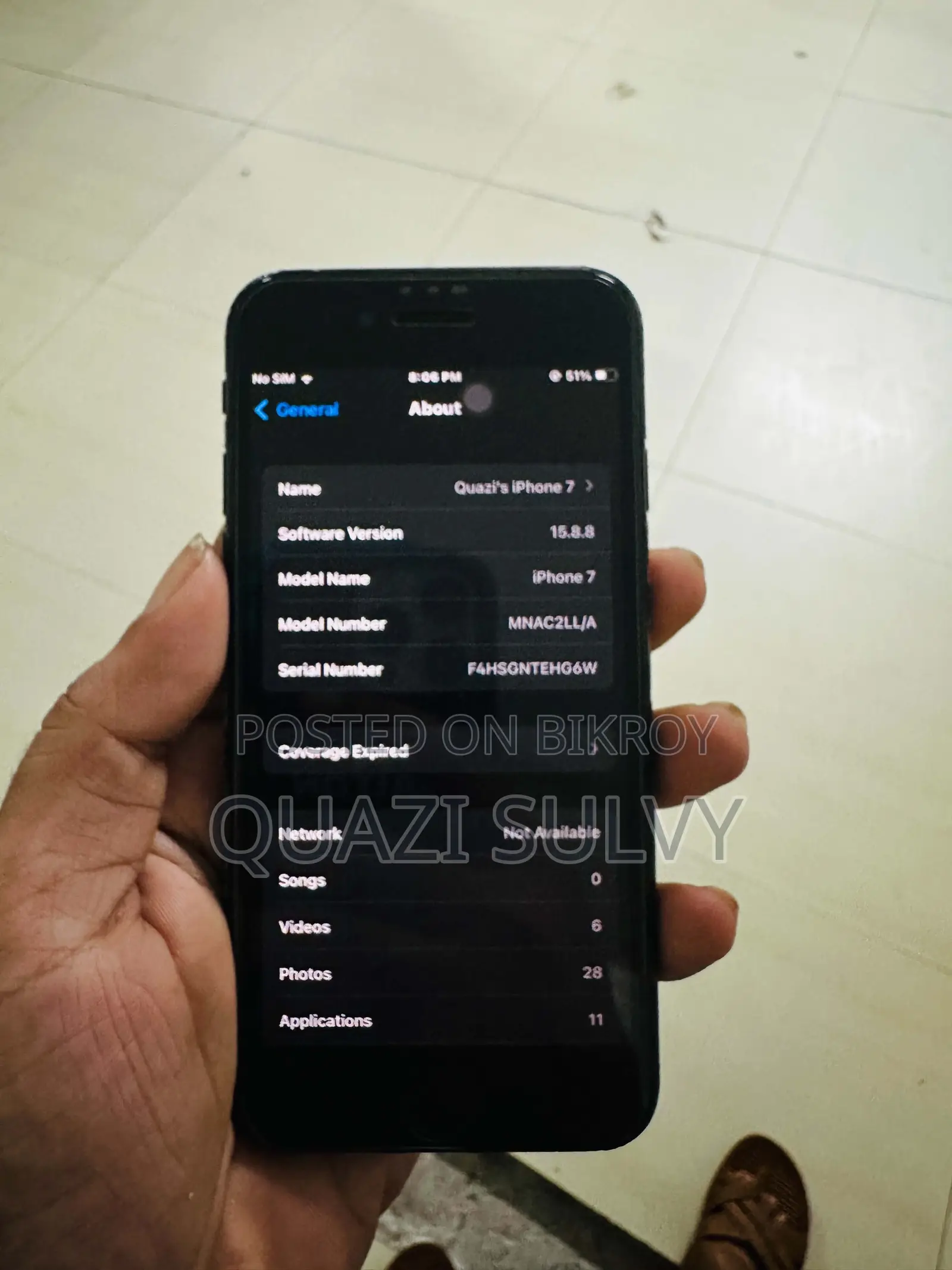 Apple iPhone 7 32 GB Black
