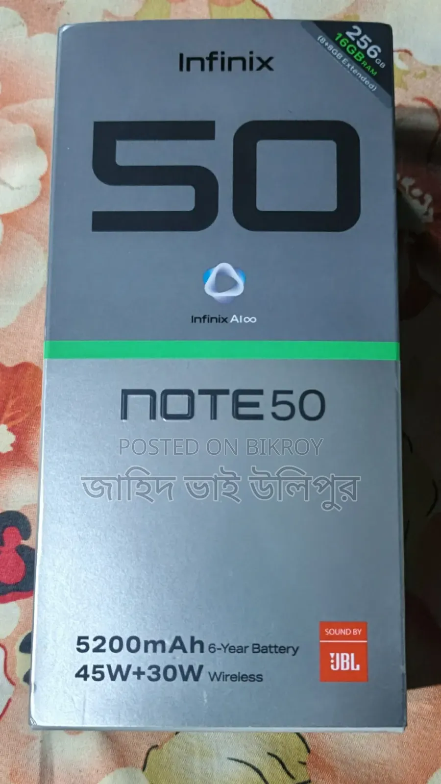 Infinix Note 50 Pro 256 GB Blue