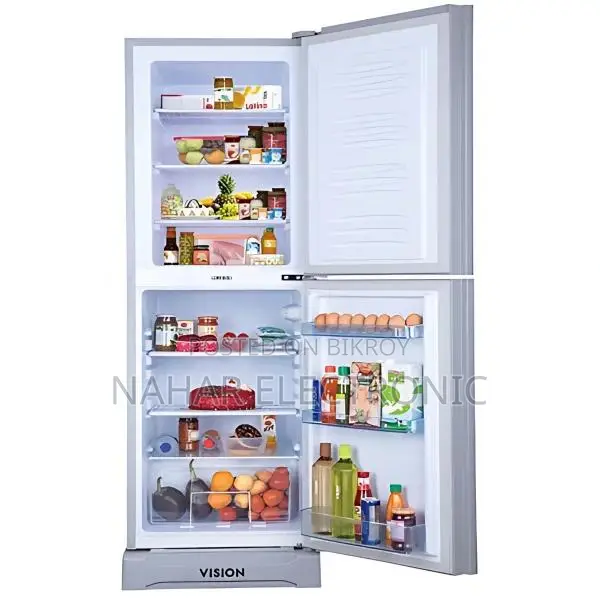 Vision RE-305 Liter Top Mount Glass Door Refrigerator