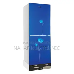 Vision RE-305 Liter Top Mount Glass Door Refrigerator