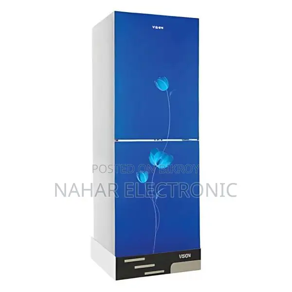 Vision RE-305 Liter Top Mount Glass Door Refrigerator