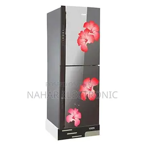 Vision RE-305 Liter Top Mount Glass Door Refrigerator