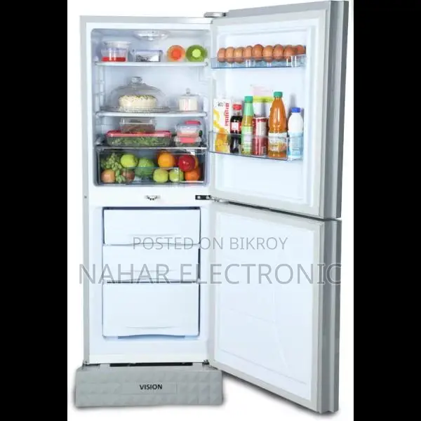 Vision RE-160 160L Glass Door Bottom Mount Refrigerator