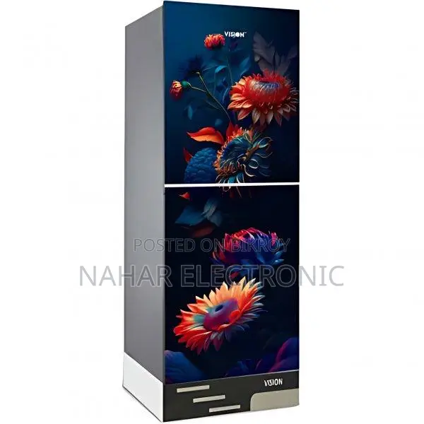 Vision RE-240L Glass Door Refrigerator