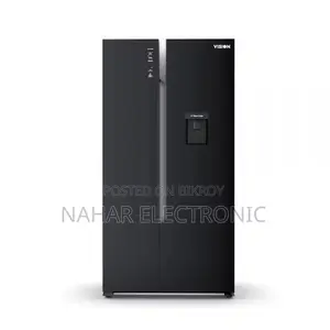 Vision VIS-566 GD Side-By-Side 566L Inverter Refrigerator