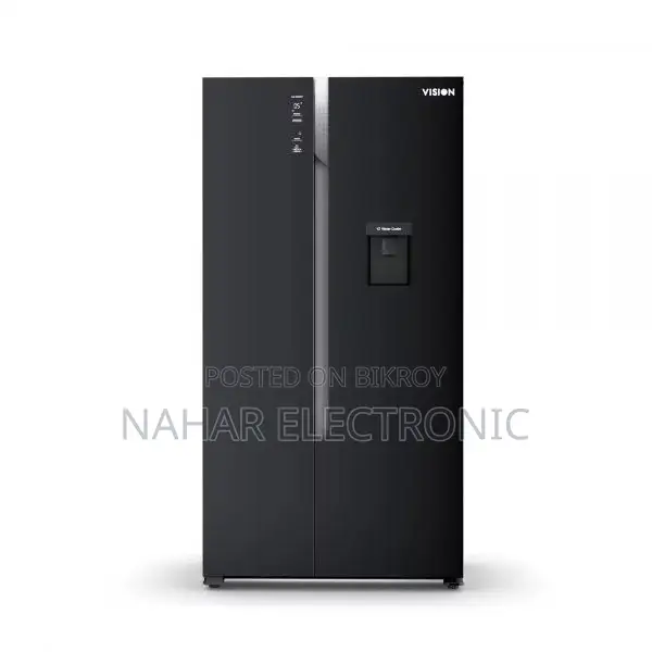 Vision VIS-566 GD Side-By-Side 566L Inverter Refrigerator