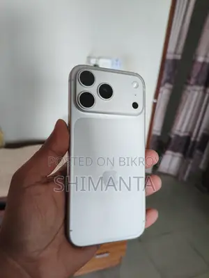 অ্যাপল আইফোন ১৭ প্রো ম্যাক্স ২৫৬ জিবি সিলভার