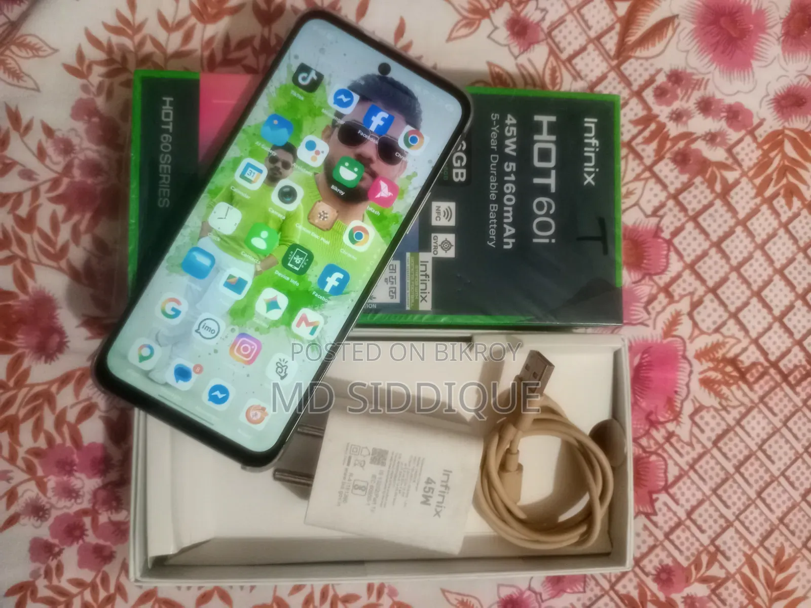 Infinix Hot 60i 256 GB White