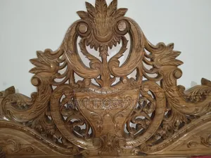 Teak wood bed
