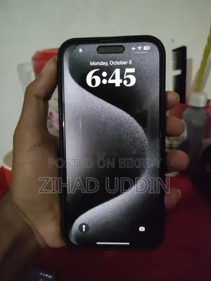 নিউ অ্যাপল আইফোন ১৫ প্রো ম্যাক্স ২৫৬ জিবি সিলভার