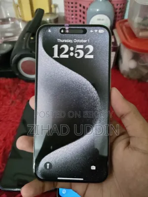 নিউ অ্যাপল আইফোন ১৫ প্রো ম্যাক্স ২৫৬ জিবি সিলভার