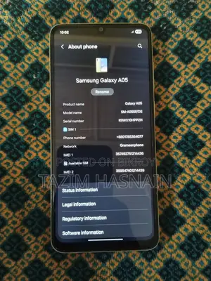 স্যামসাং গ্যালাক্সি এ০৫ ১২৮ জিবি গ্রিন