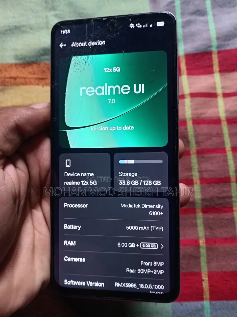 Realme 12 128 GB Gray