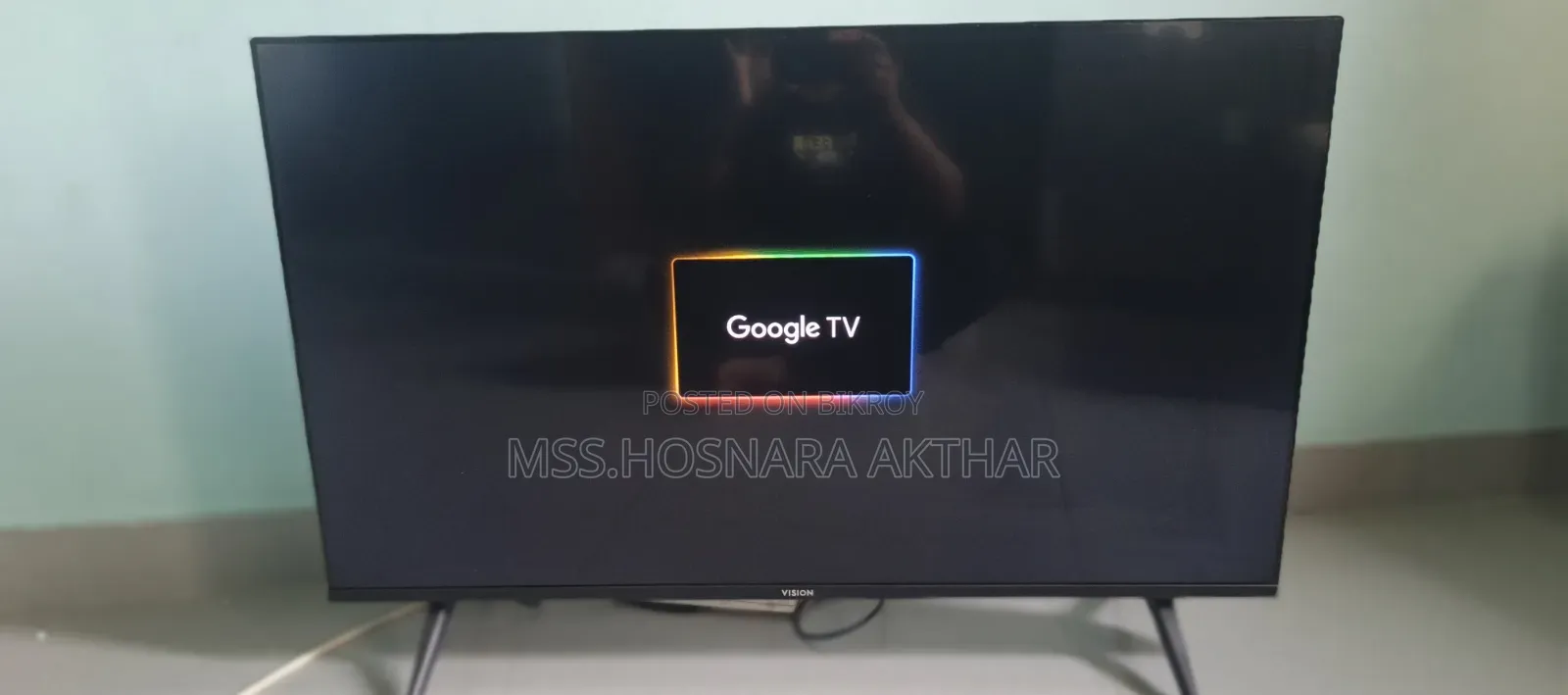 ভিশন গুগল ৪৩ ইঞ্চি স্মার্ট অ্যান্ড্রয়েড ৪কে টিভি