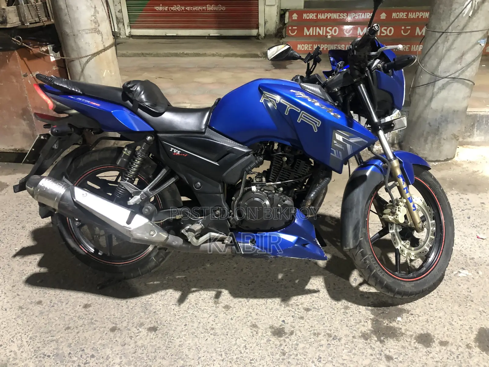 TVS Apache RTR 160 2V 2018 Blue
